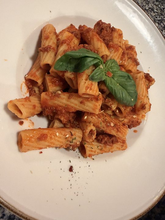Rigatoni al ragù